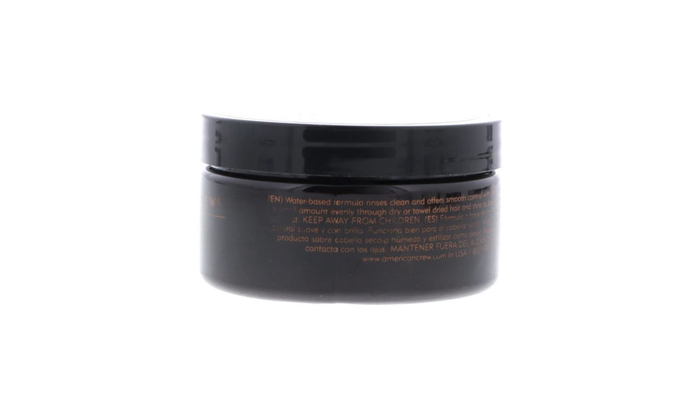 American Crew Pomade open jar reveals product texture