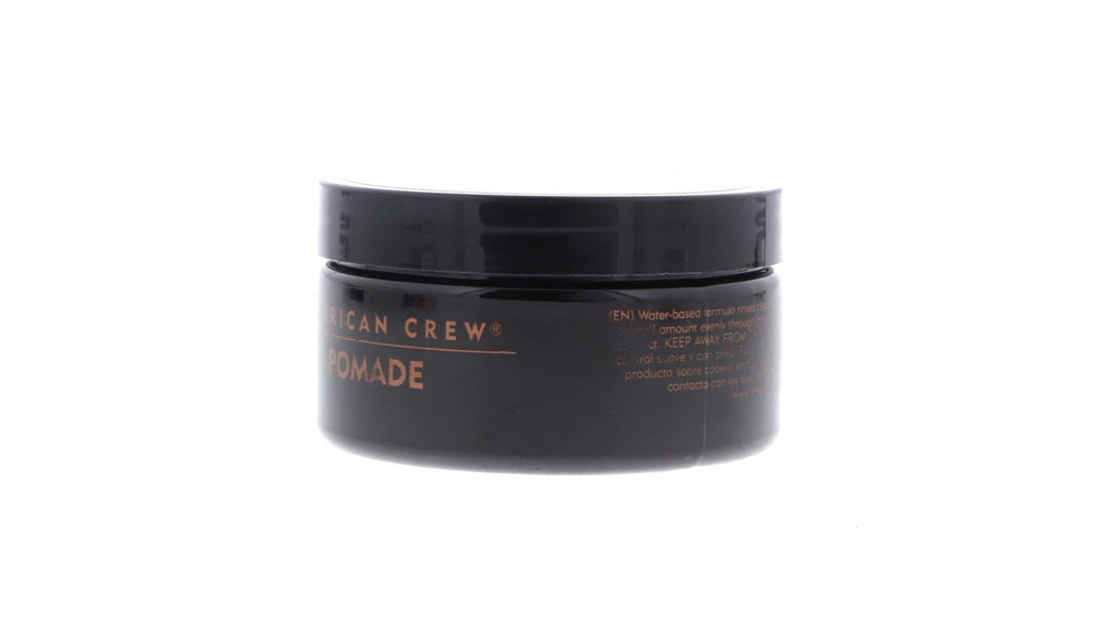 American Crew Pomade jar side profile shows 3.0 oz quantity