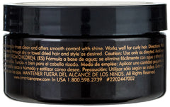 American Crew pomade for slick-back styling with high shine and textured finish.