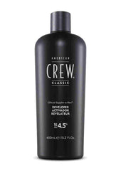 American Crew Precision Blend 15.2 oz developer bottle for gray blending, consistent lift and softness