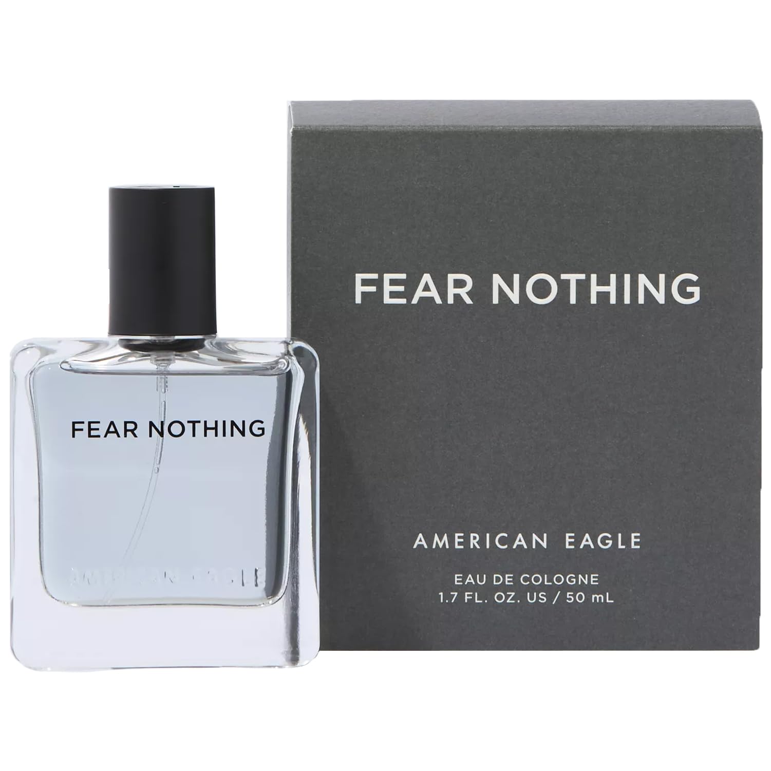 American Eagle Fear Nothing bottle side angle ready for everyday use.
