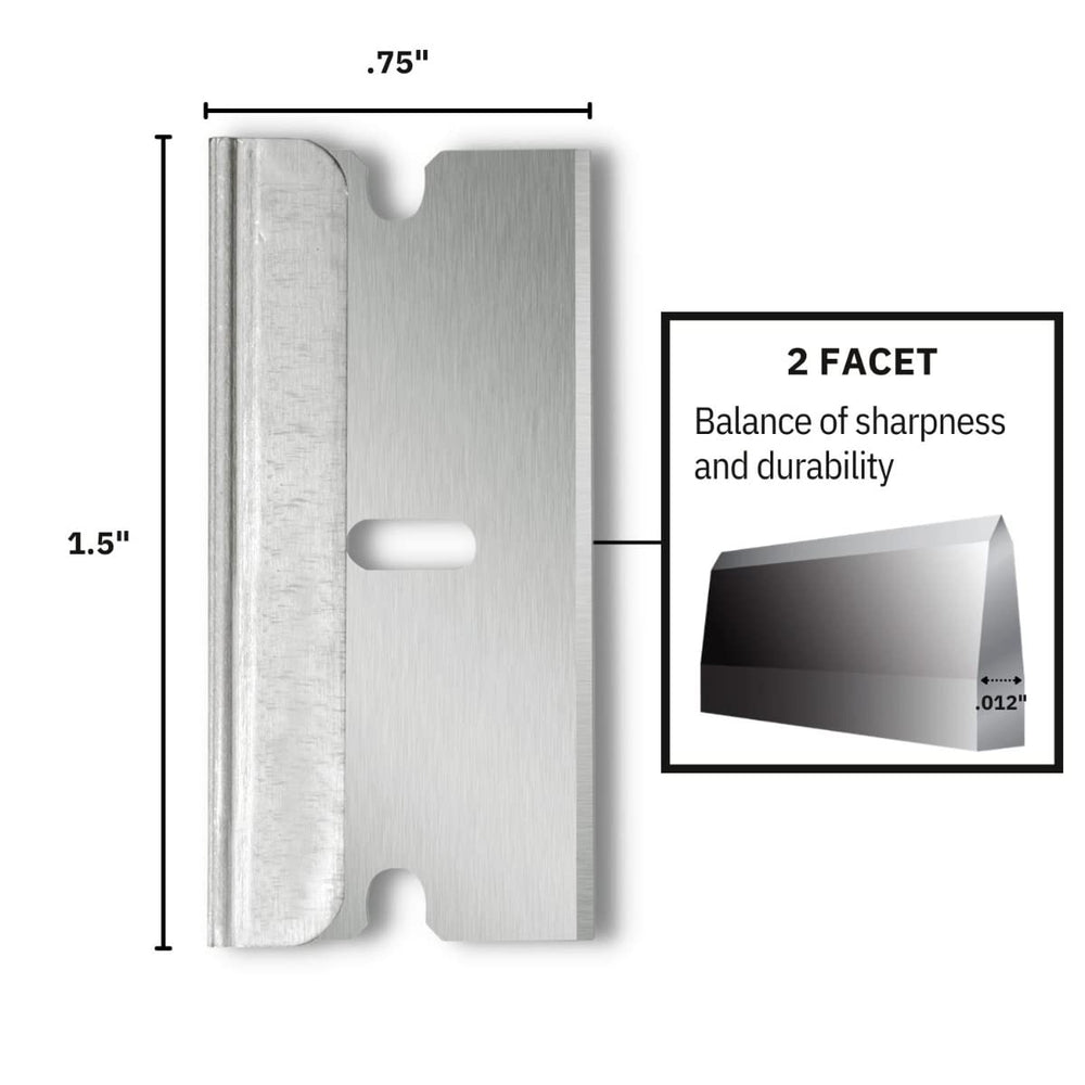 American Line clamshell packaging shows safe storage and quick blade access