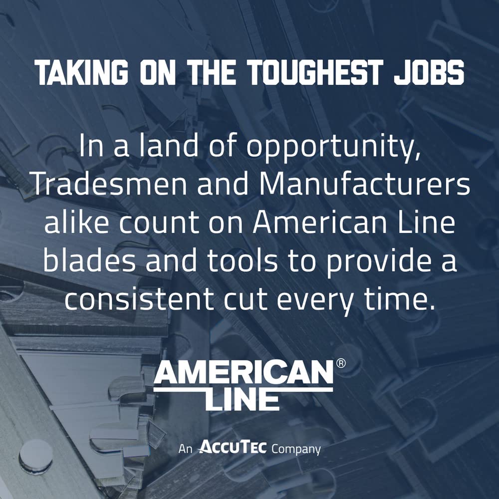 American Line blades ideal for paint removal and light industrial cleanup