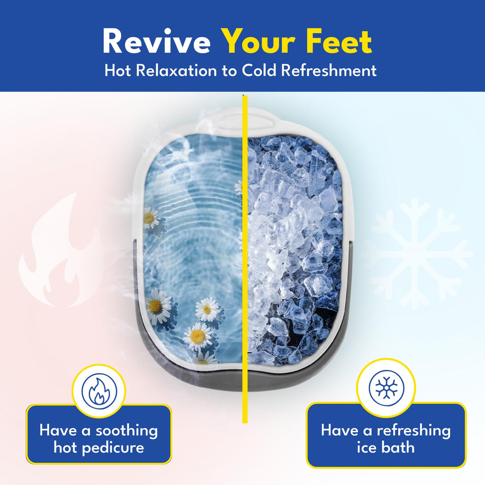 American Wellness Authority foot soaking tub with massage nodes provides soothing foot massage.