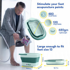 American Wellness Authority thick-wall plastic foot soak tub offers durable daily use.