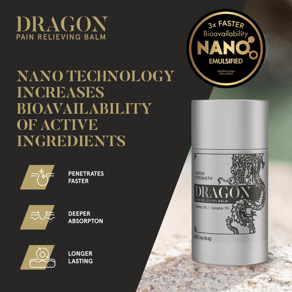 Americanna Wellness Dragon Balm after-workout use depicts quick, non-greasy absorption.