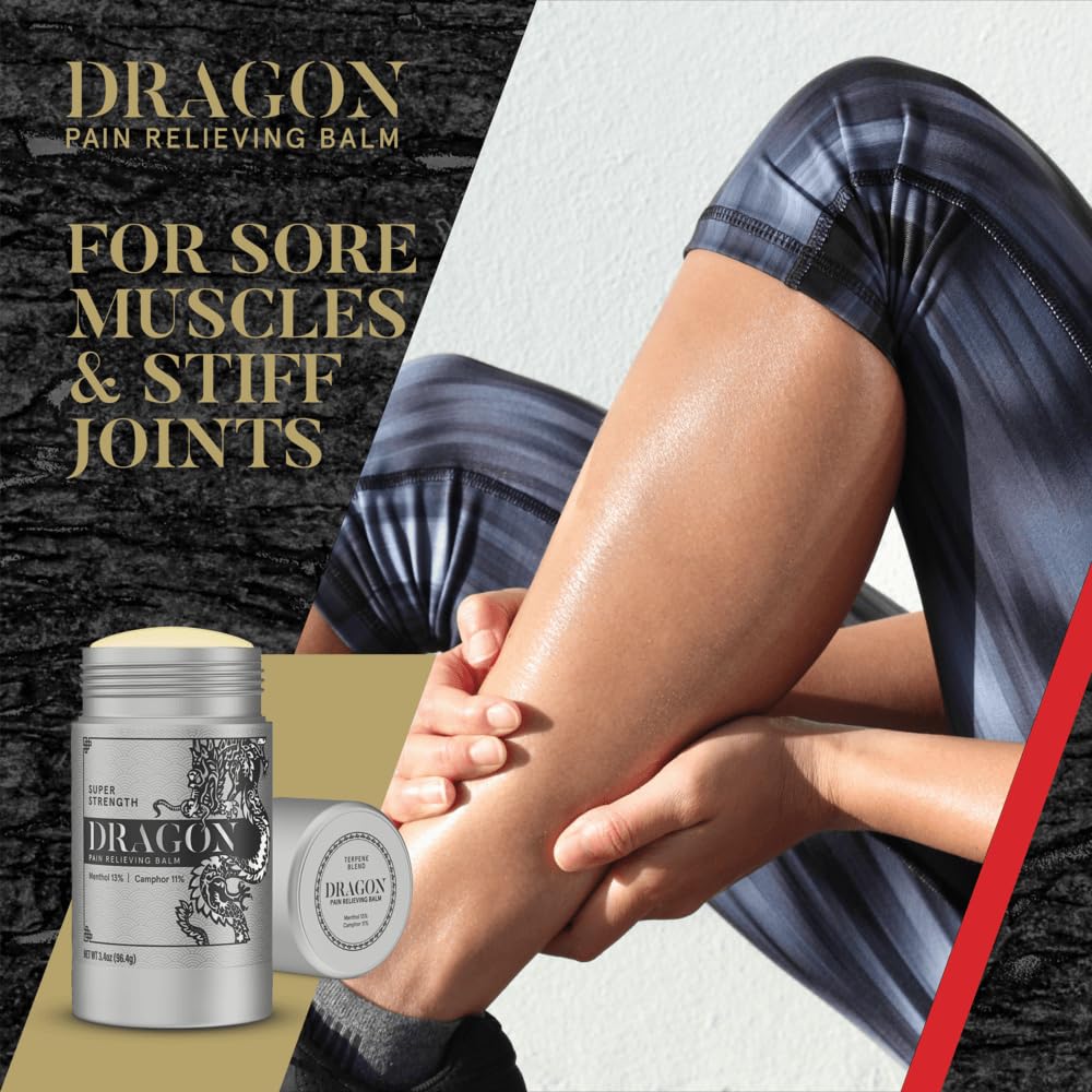 Americanna Wellness Dragon Balm label packaging highlights compact, travel-friendly design.
