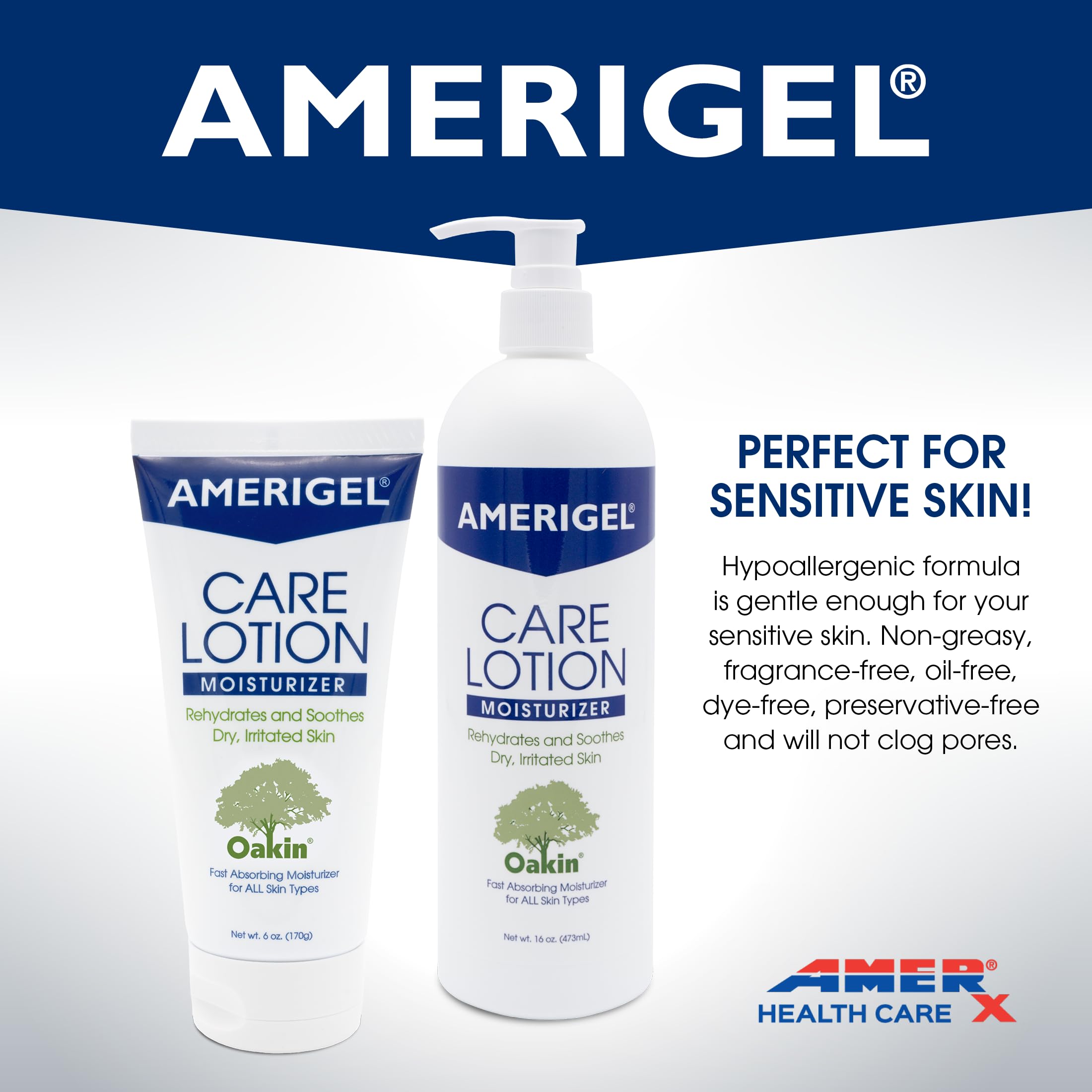 AMERIGEL Care Lotion between toes use demonstrates safe application around sensitive areas