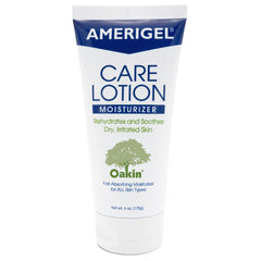 AMERIGEL Care Lotion bottle label highlights APMA approved diabetic skincare
