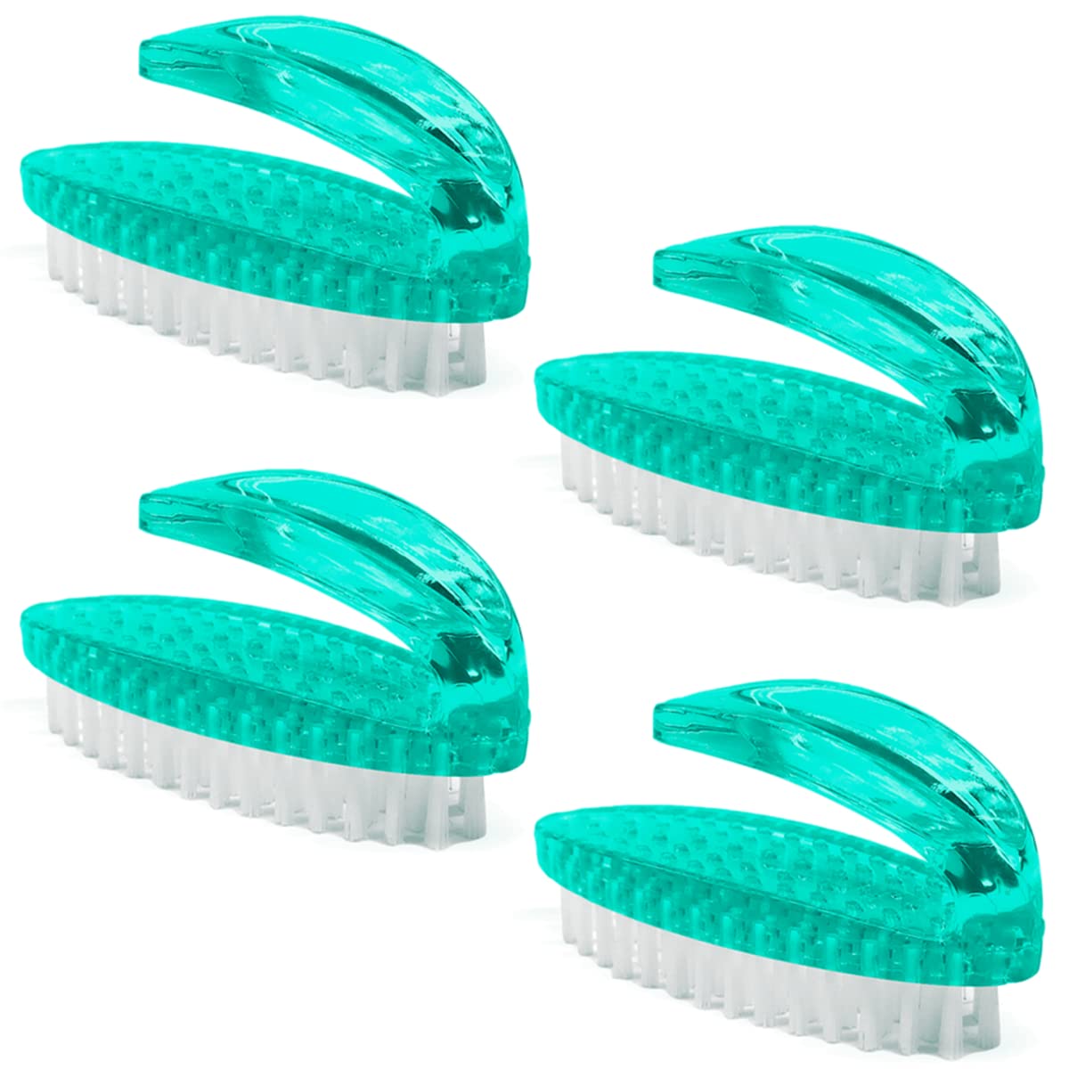 AMERWASH PLUS handle grip nail brush green enables secure grip for greasy DIY tasks