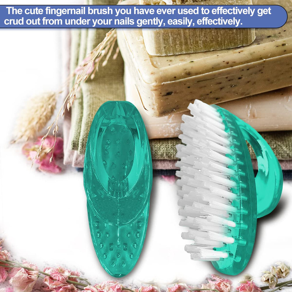 AMERWASH PLUS pedicure scrub tool green supports thorough foot and toenail cleaning