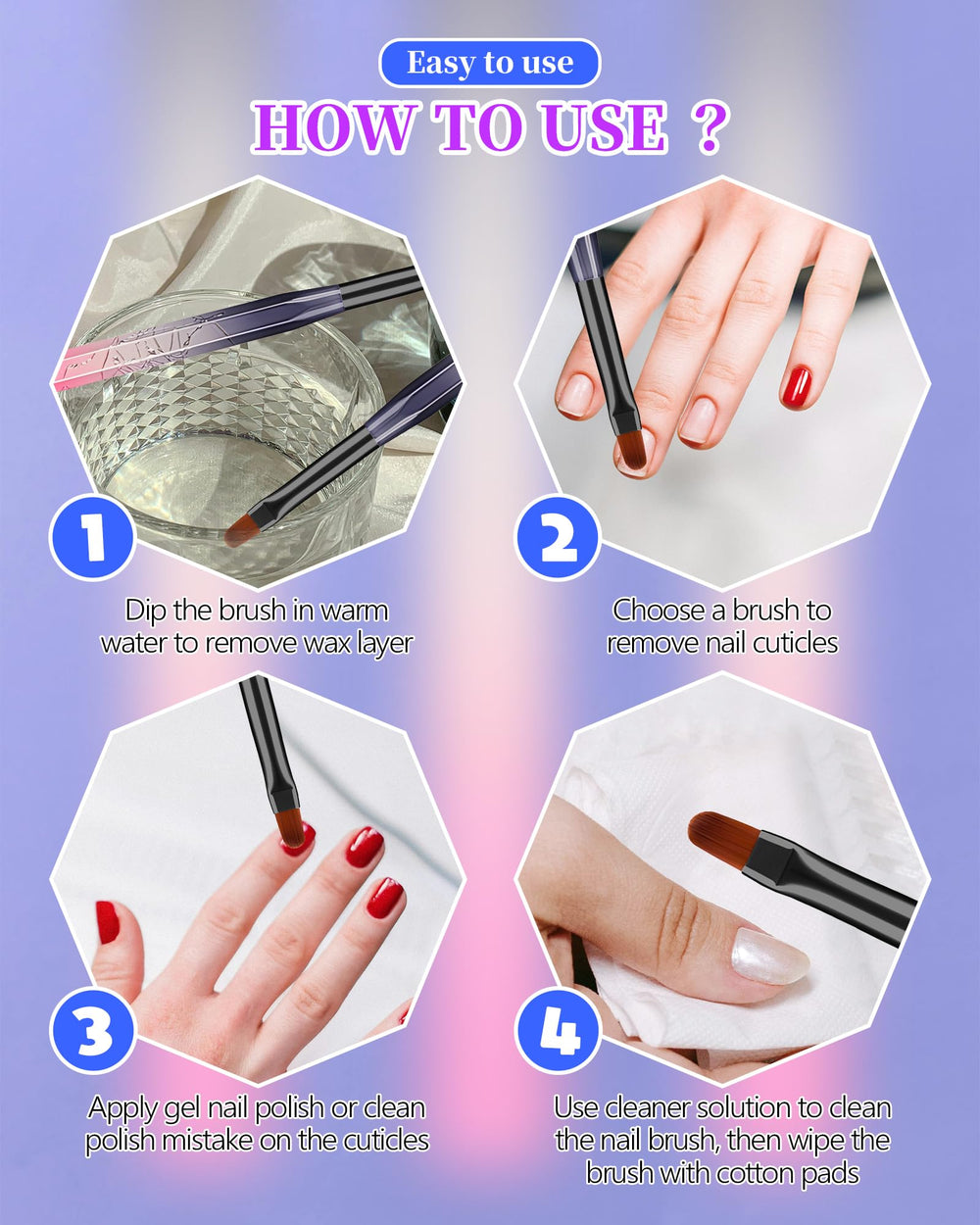 AMilHiTon OPI nail-cleanup bundle aids DIYers and pros for tidy manicures.