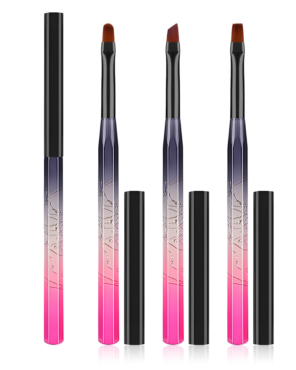 AMilHiTon OPI remover brush round brush cleans cuticles with precise polish removal.