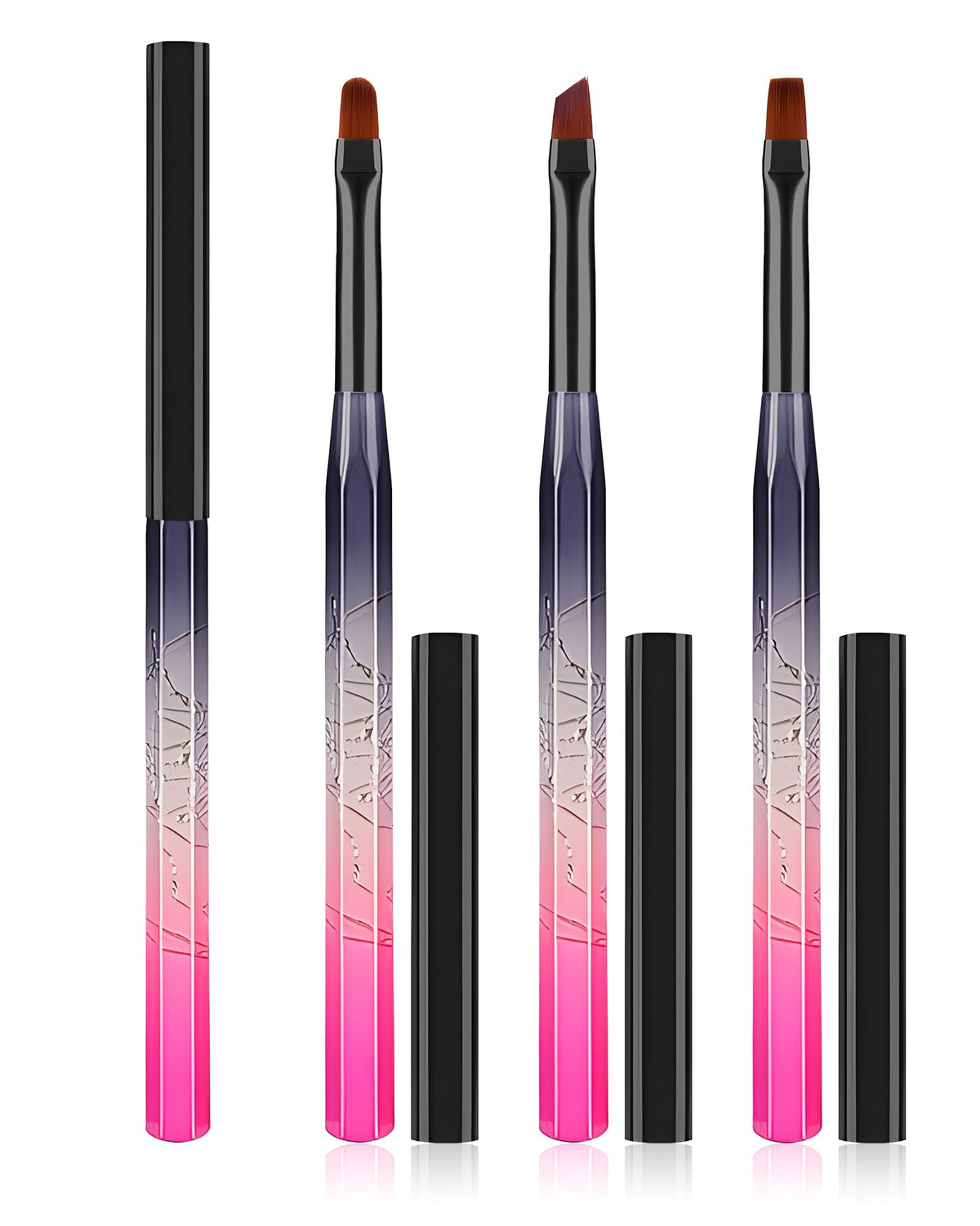 AMilHiTon OPI remover brush round brush cleans cuticles with precise polish removal.