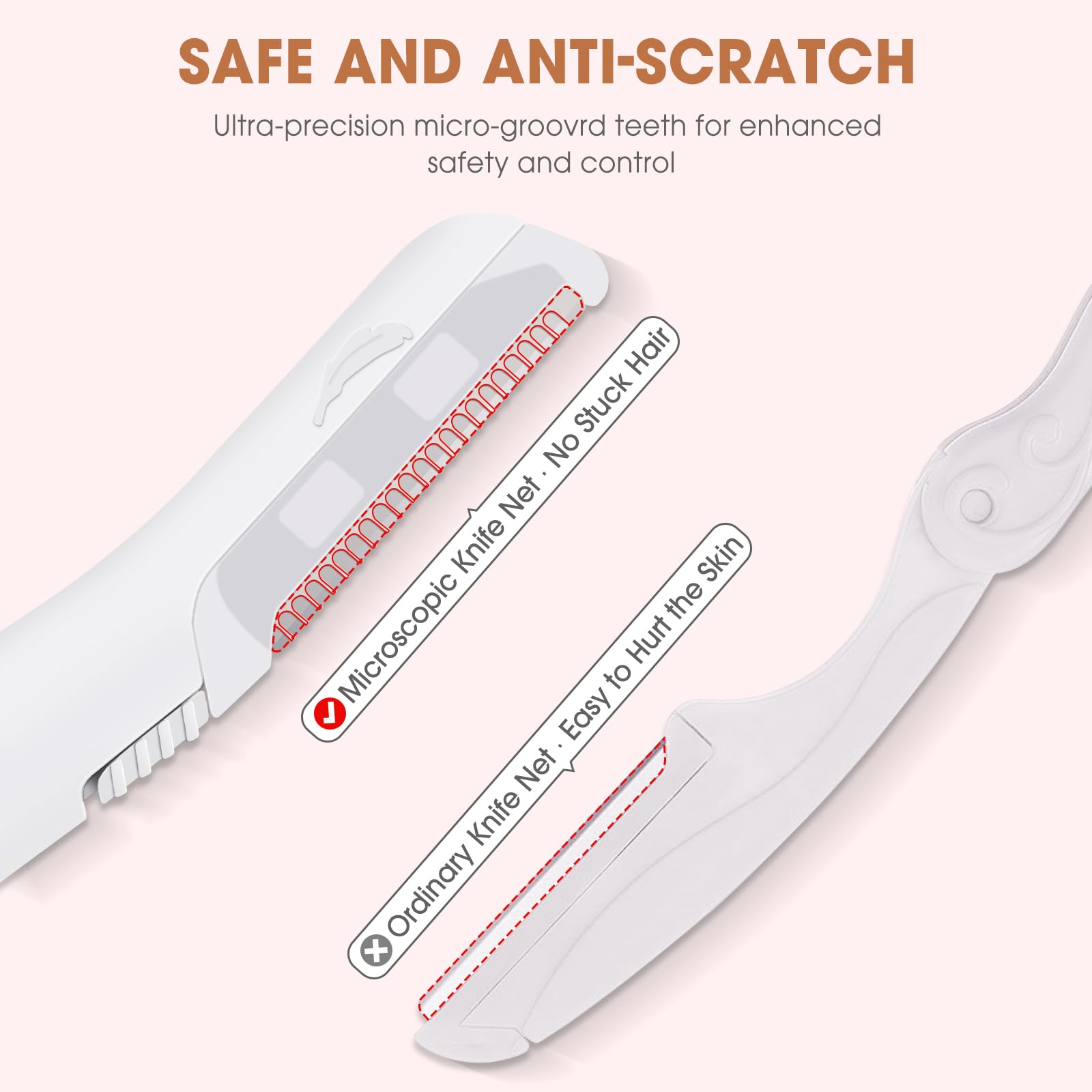 AMILKME Dermaplane Glo compatibility ensures safe, seamless blade swaps.