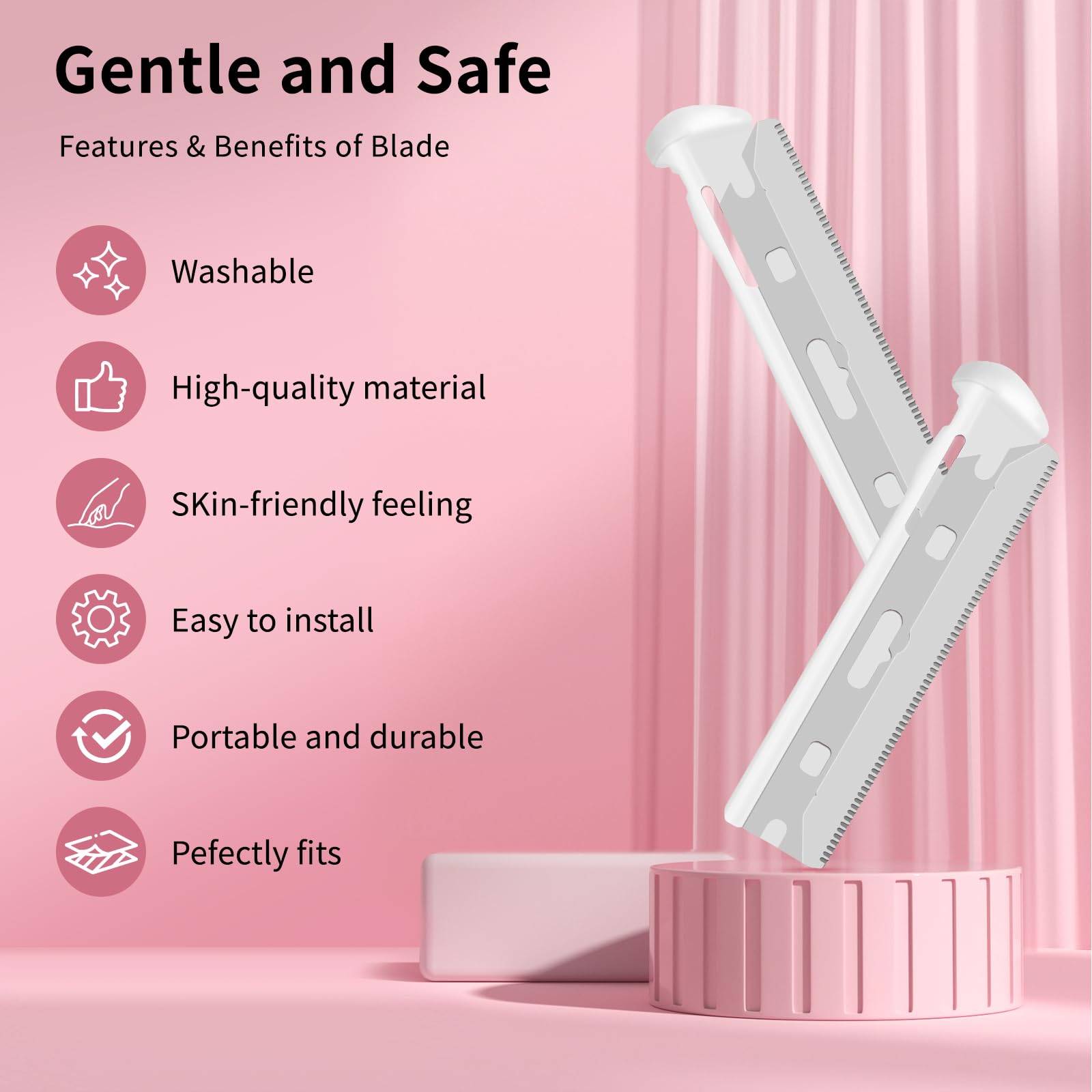 AMILKME stainless steel blades stay sharp and easy to clean.