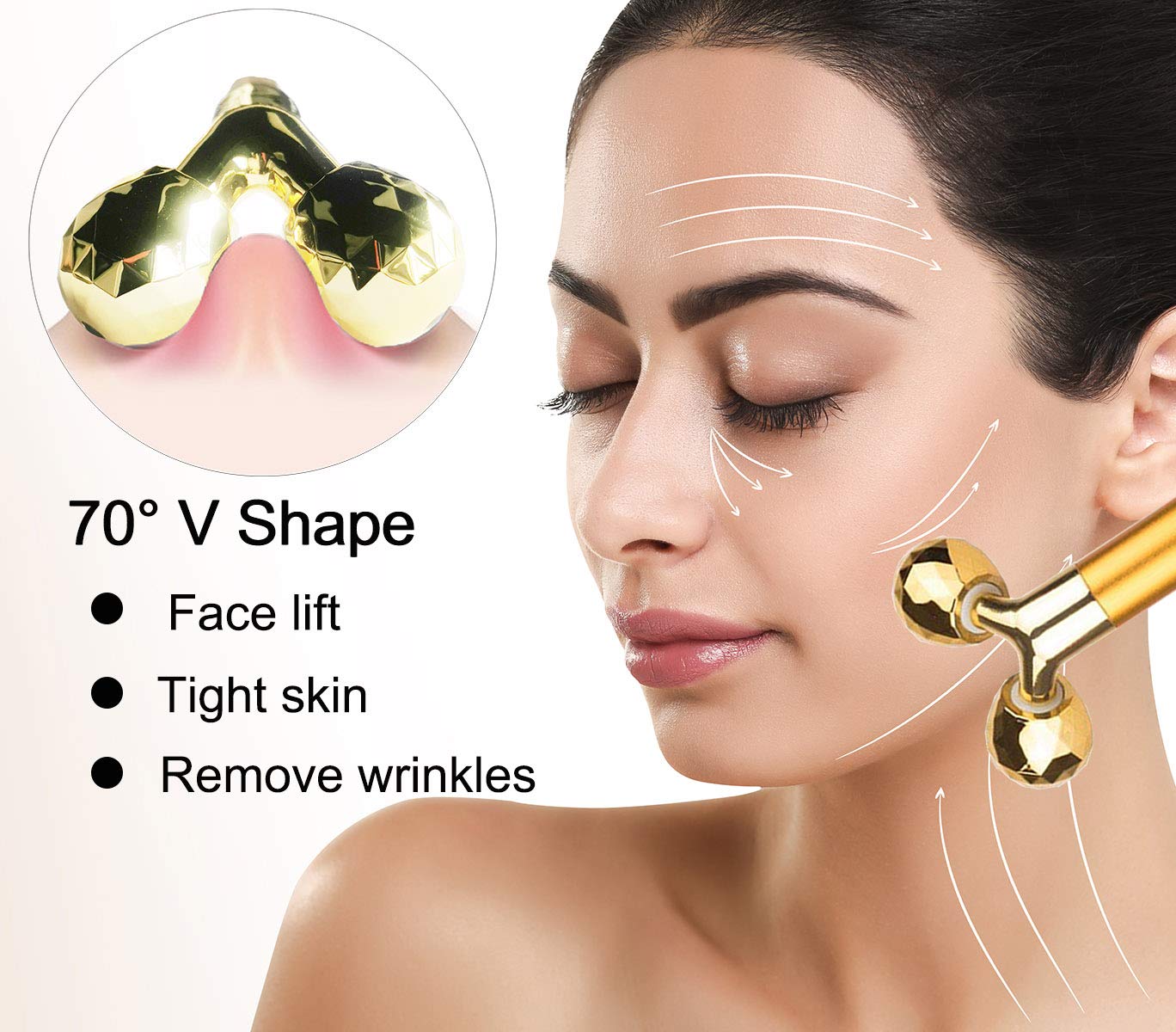 Amirce Face Massager Battery compartment reveals simple battery-powered operation.