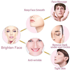 Amirce Face Massager T Shape Electric Roller closeup delivers precise vibrations for skincare.