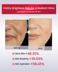 AMIRO HydraGlow Booster facial detail highlighting smoother texture prospects.