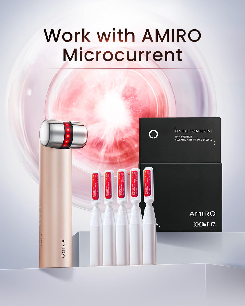 AMIRO PDRN serum glow after use suggests radiant skin potential.