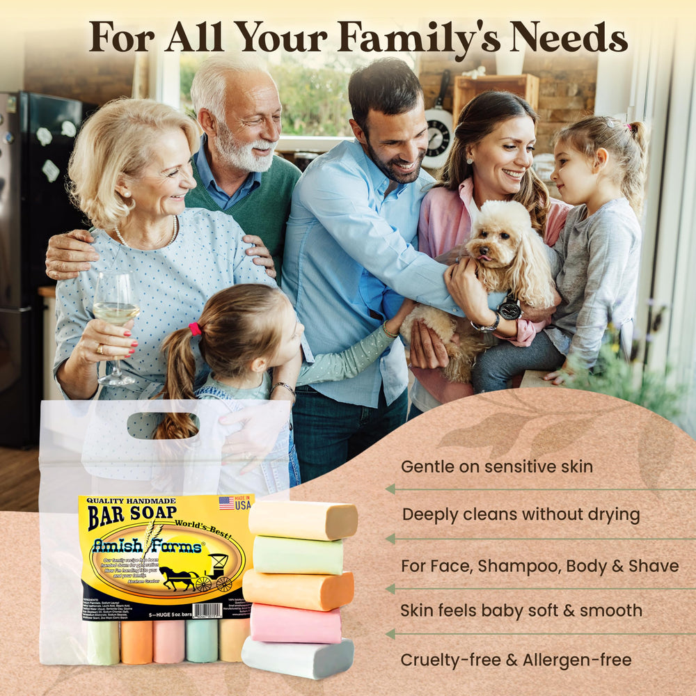 Amish Farms USA-made soap upholding strict quality standards.