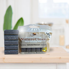 Amish Farms NatureClean with shea, coconut, and castor oils for balanced moisture.