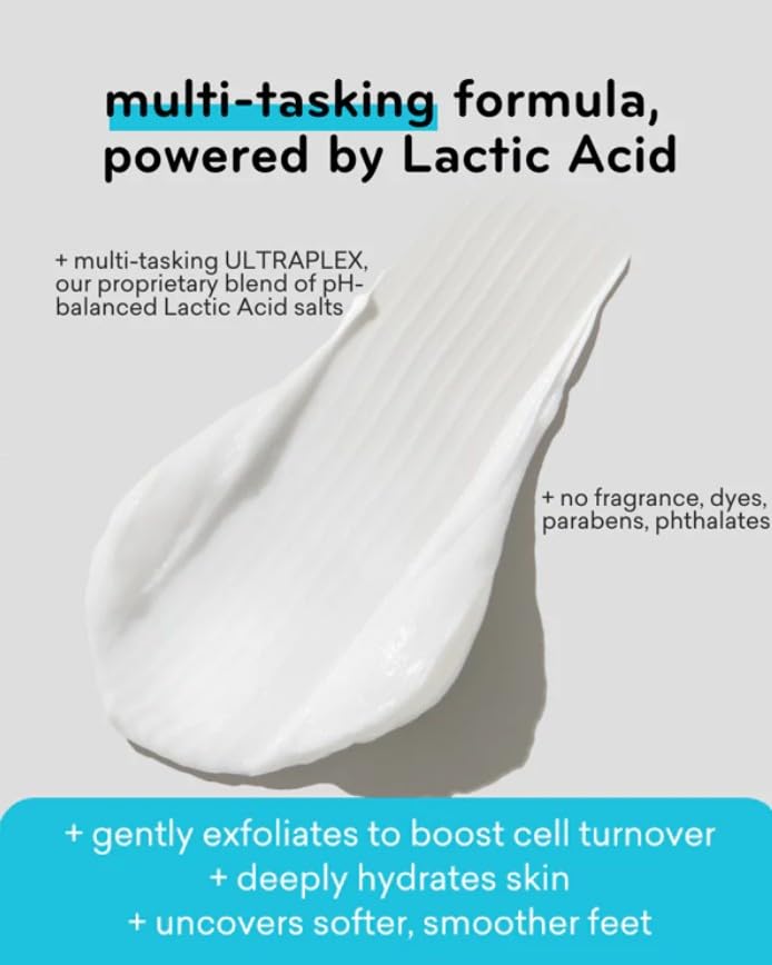 AmLactin heel-to-toe coverage image implies even application.