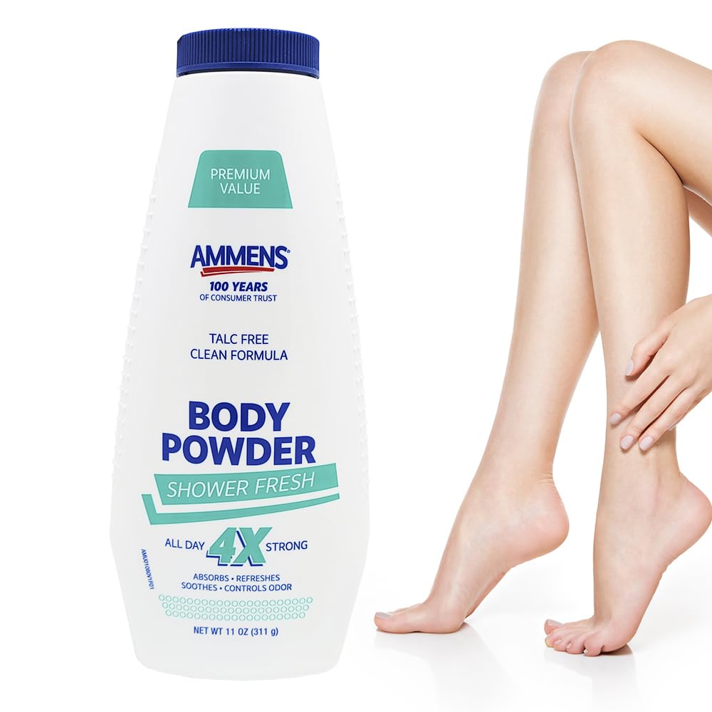 AMMENS Powder Shower Fresh pack-of-2 offers budget-friendly value with daily skin comfort.