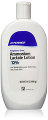 Ammonium Lactate Lotion 12% fliptop bottle showcased for daily hydration.