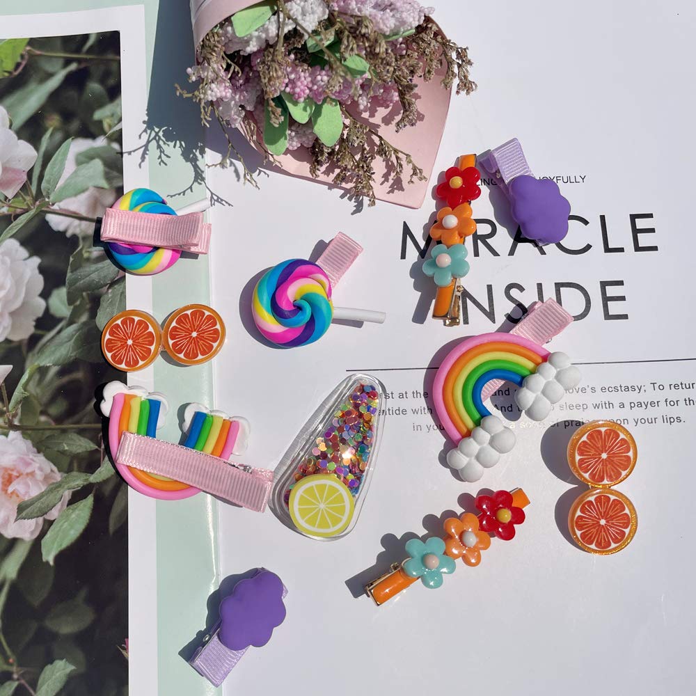 AMMY Candy Hair Clip Lollipop—sweet design keeps hair tidy during parties and school days.