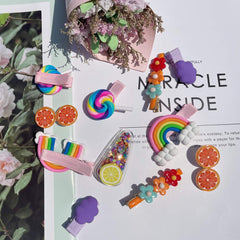 AMMY Candy Hair Clip Lollipop—sweet design keeps hair tidy during parties and school days.