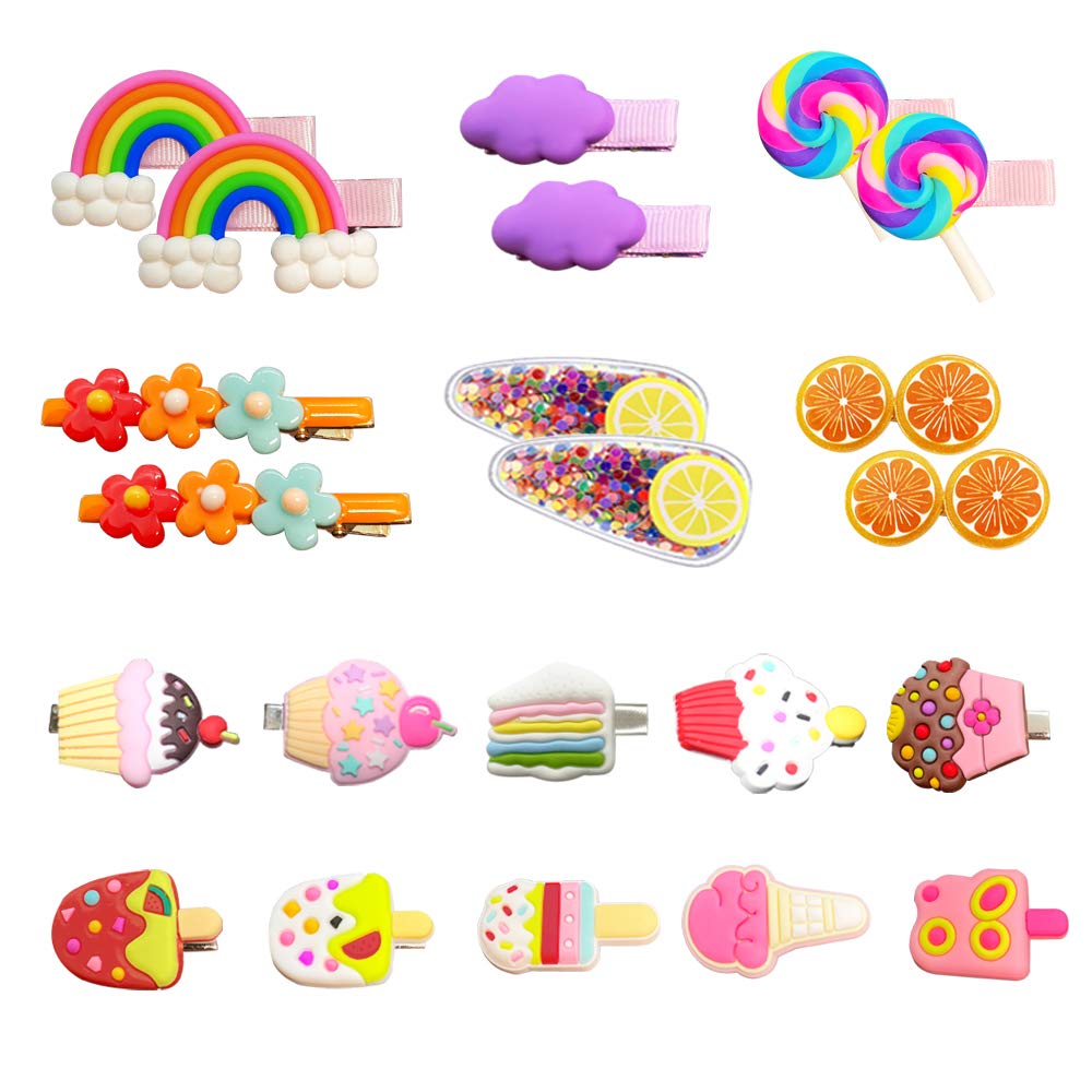 AMMY Candy Hair Clip Rainbow—colorful secure hold for playful hairstyles.