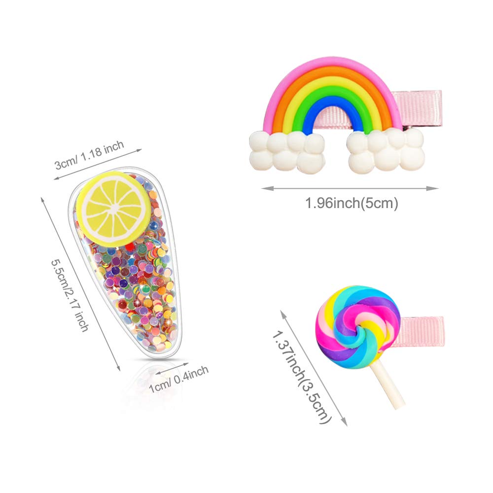 AMMY Candy Hair Clip Sequins—sparkly accents enhance party-ready looks while staying gentle.