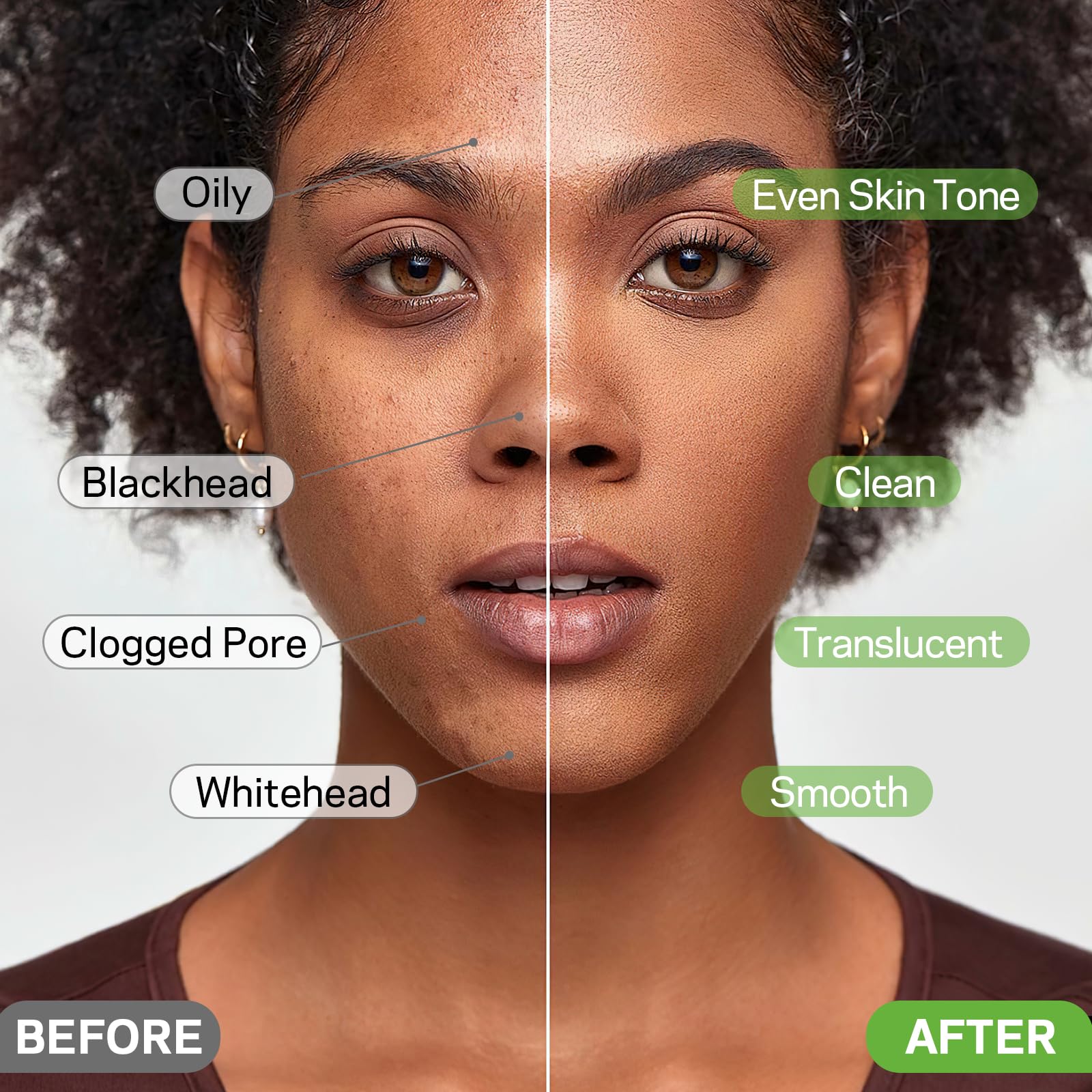 AMOADO Deep Cleanse Pore Clarity with activated charcoal for oil control.