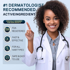 AMOADO minoxidil rosemary biotin ingredients for nourishing scalp and growth support.