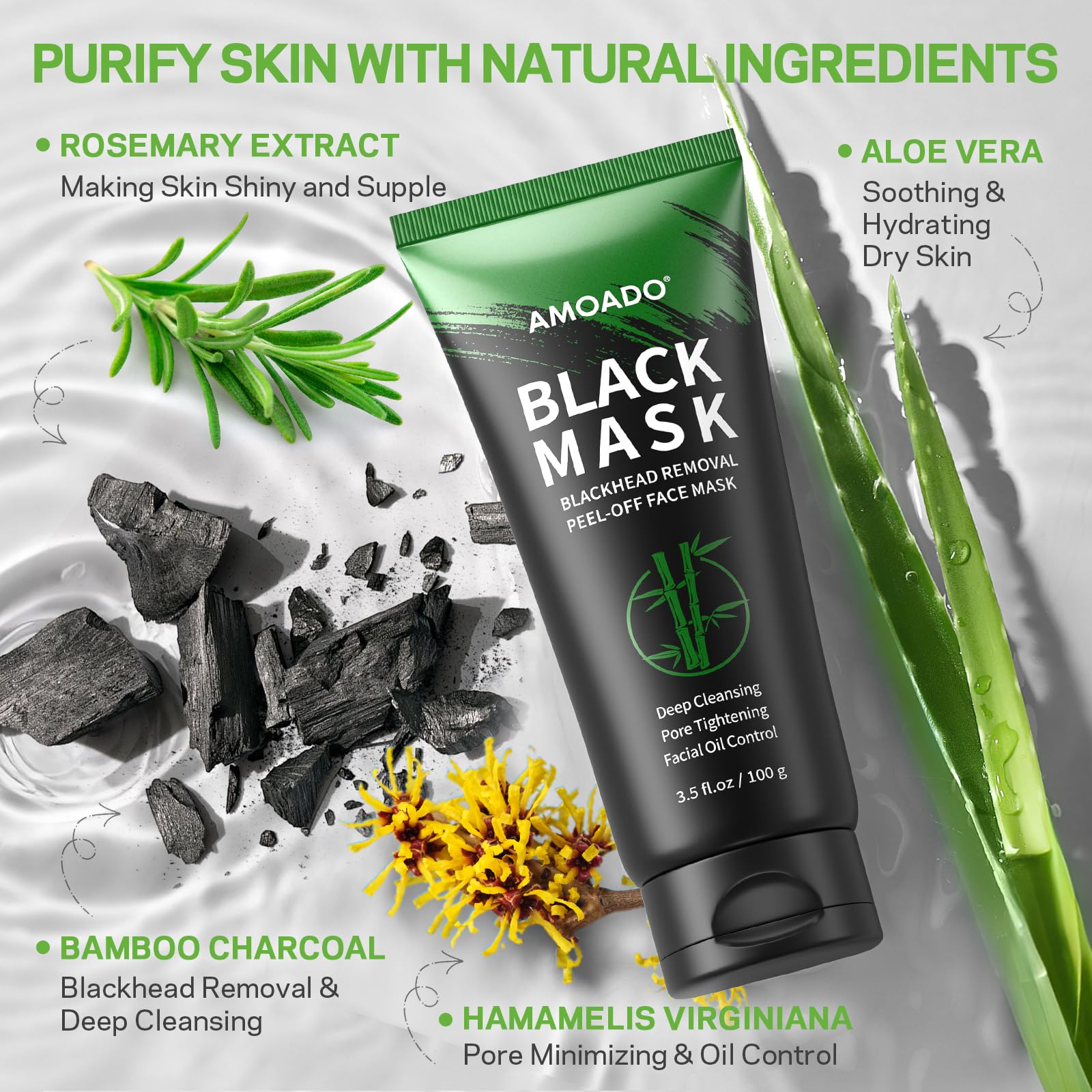 AMOADO Pore Minimizing Effect reduces appearance of pores for smoother skin.