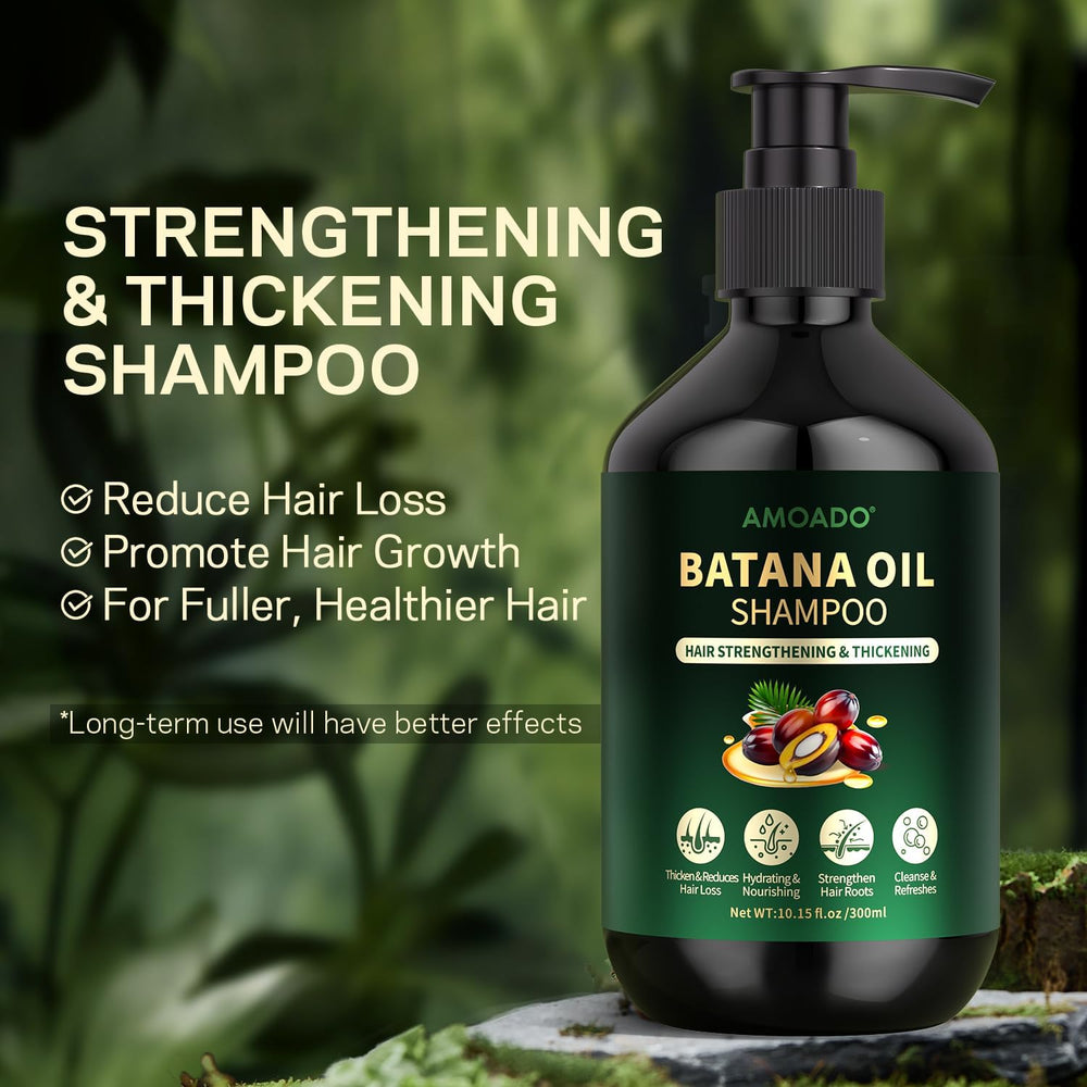 AMOADO rosemary-tea-tree-oil blend highlights invigorating scalp nourishment.