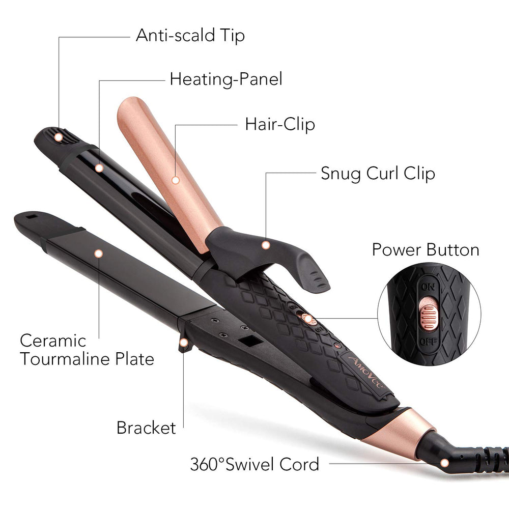 AmoVee swivel cable image shows 360° anti-tangle design for easy use.