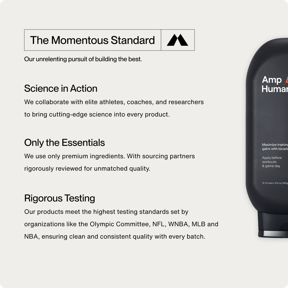 Amp Human PR Lotion packaging and product info