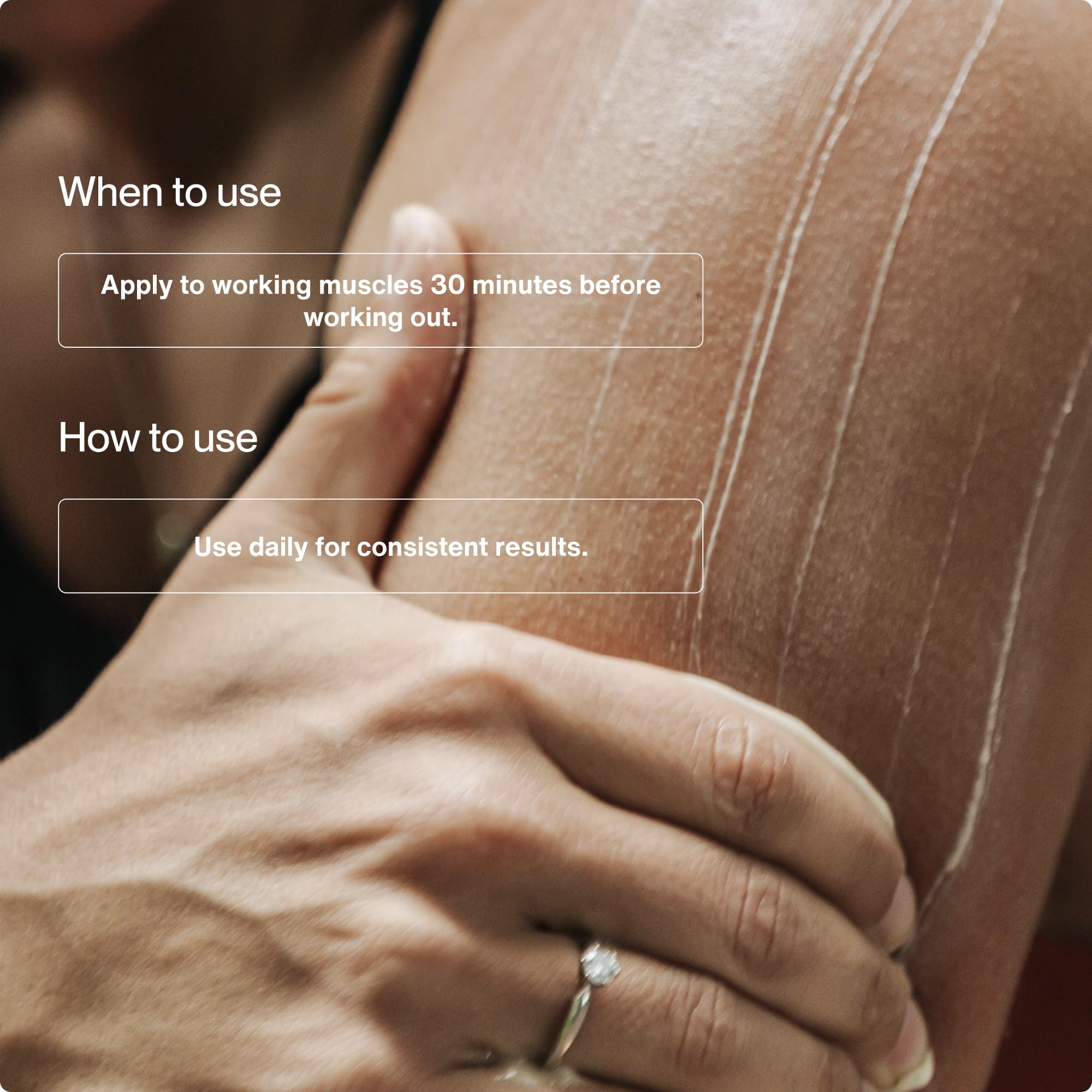 Amp Human PR Lotion ready 30 minutes pre-workout for muscle readiness