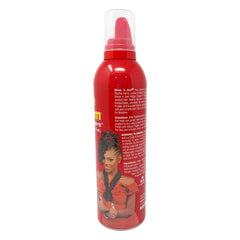 AmPro Shine-N-Jam Mousse application scene shows smooth braid finish.
