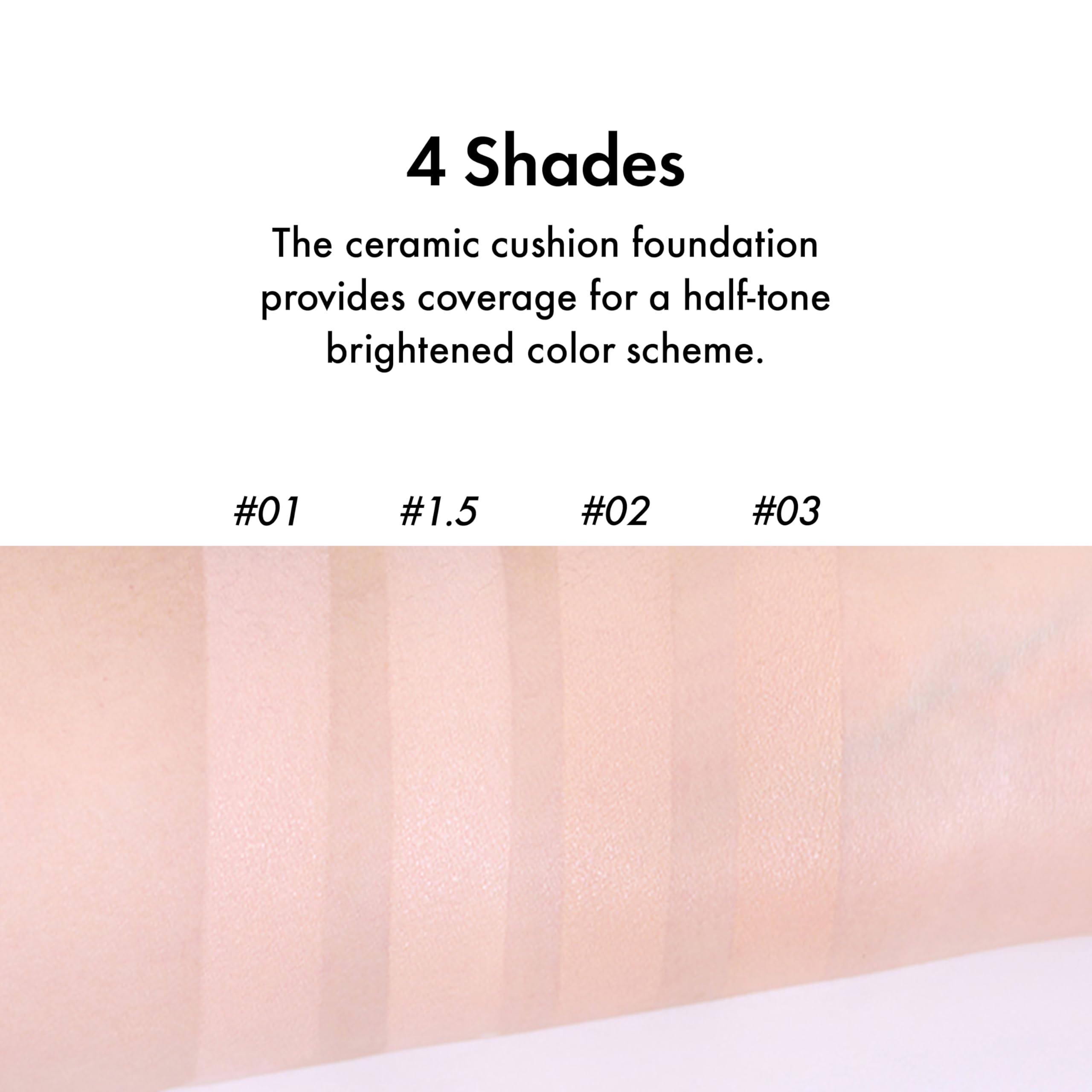 Amuse SEOUL Ceramic Skin Perfector packaging demonstrates portable daily wear in a compact.