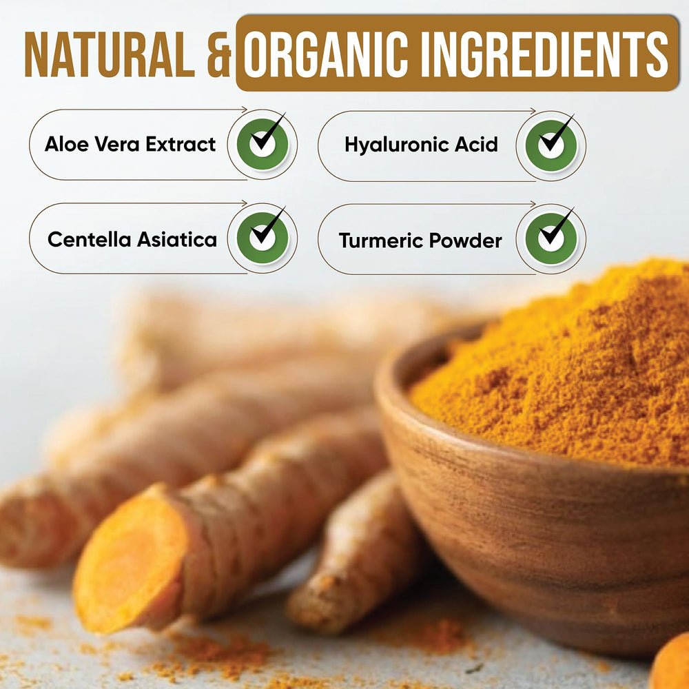 AMVital Turmeric Serum glow finish suggesting radiant, hydrated complexion