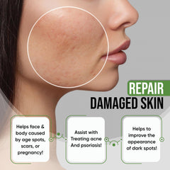 Texture swirl of AMVital Turmeric Serum highlights smooth, non-greasy finish