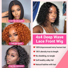 Amygirl Wear and Go glueless wig virgin human hair closeup reveals soft, bouncy texture ready for styling.
