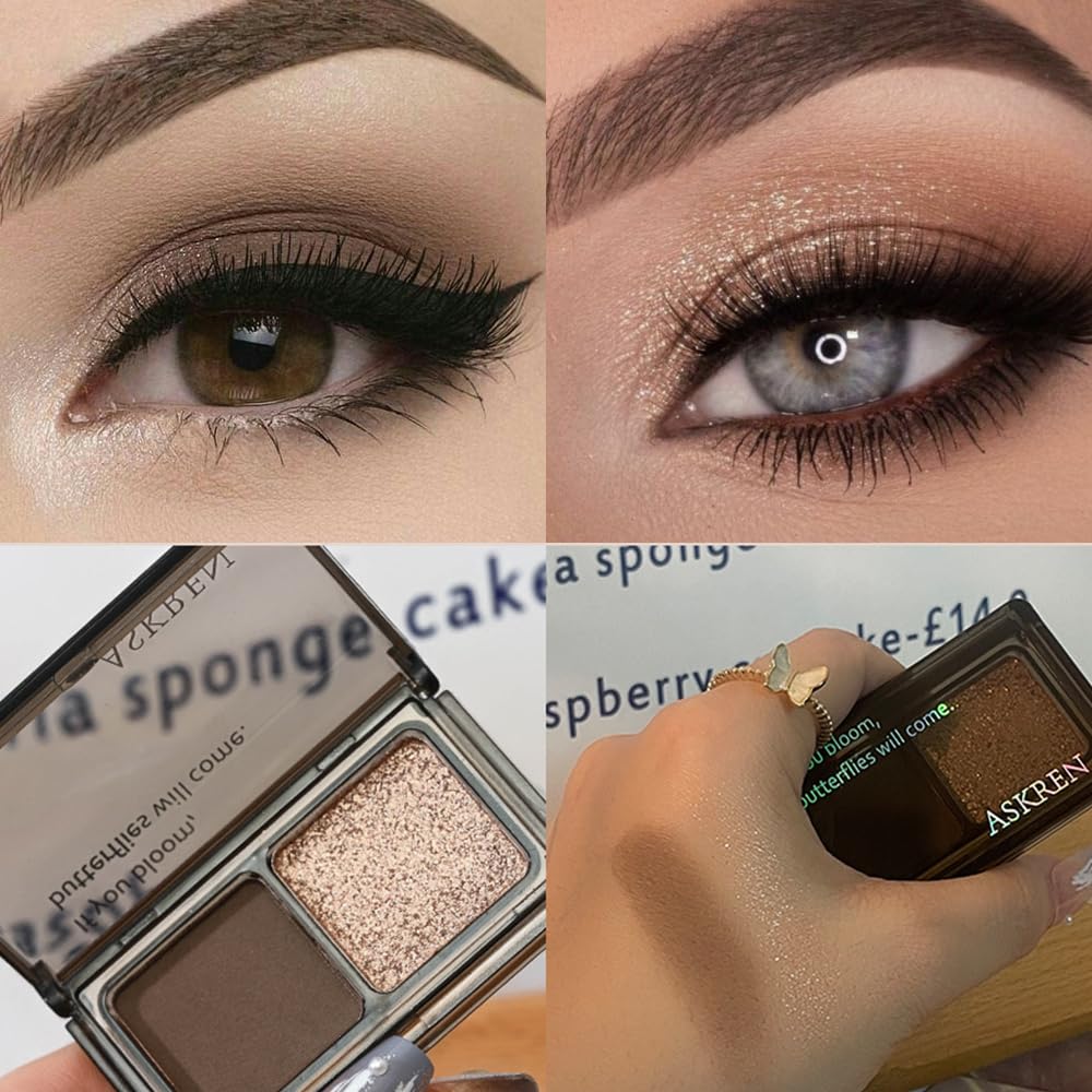 AMY'S DIARY golden-champagne shimmer shade swatch emphasizing versatile evening glow.