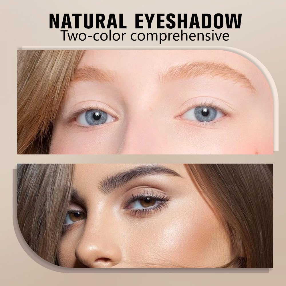 AMY'S DIARY Neutral Nude two-shades display shows natural daytime look