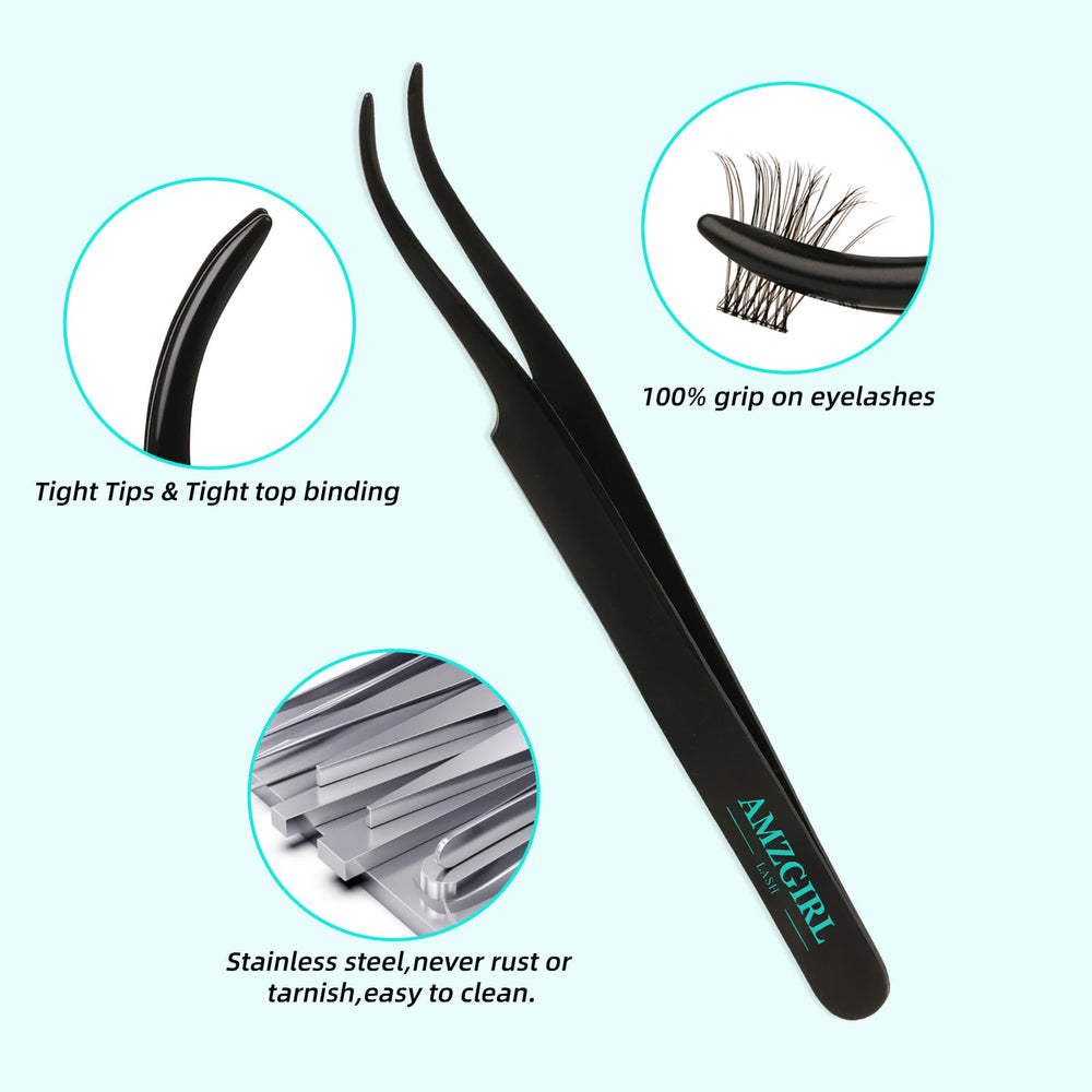 AMZGIRL LASH Applicator Tool aids precise placement during DIY extensions