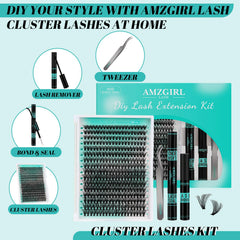 AMZGIRL LASH bond & seal application demonstrates long-lasting hold and waterproof performance