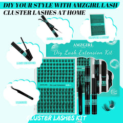 AMZGIRL LASH bond-seal glue waterproof, ensures durable lash hold.